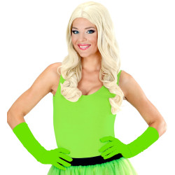 Rukavičky zelené neonové